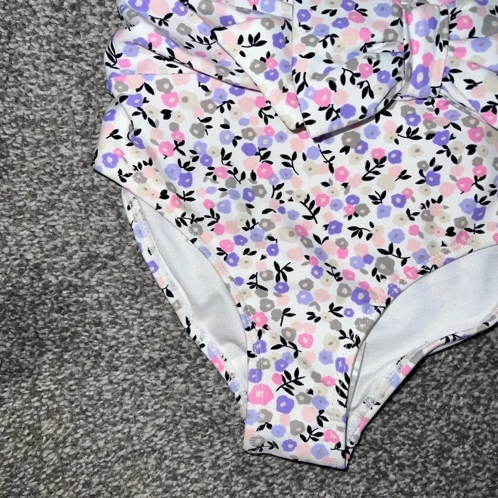 Kate Spade New York Girls Shoulder One-Piece Mini Floral new with tags
